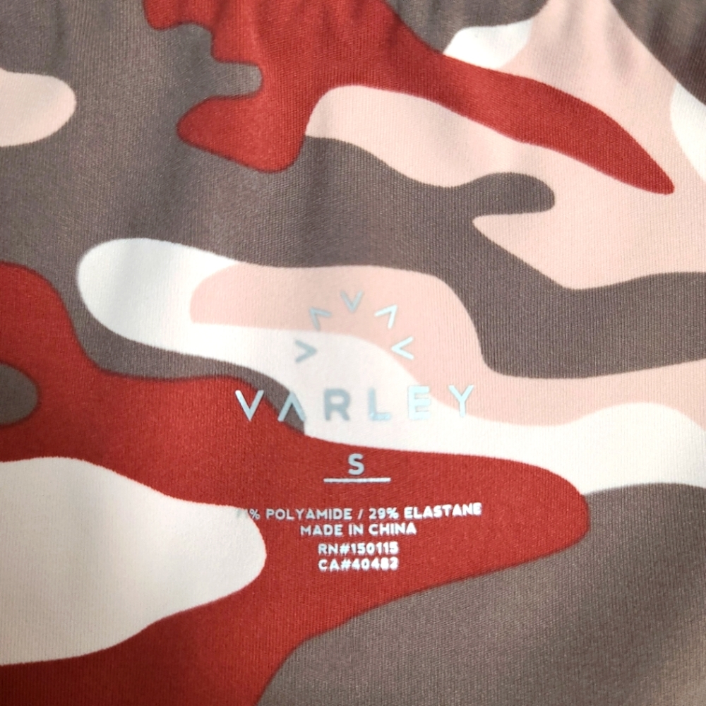 VARLEY Estrella Zion Camo Leggings Red - Picture 4 of 9